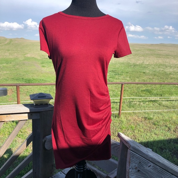 Burgundy Dress - Picture 2 of 7